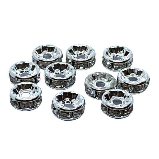 Crystal Rondelle 8mm – Pack of 10