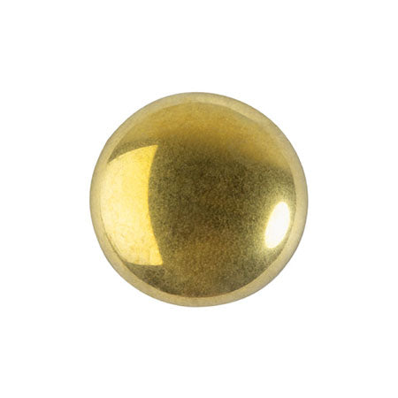 18mm Czech Glass Cabochon - Full Dorado
