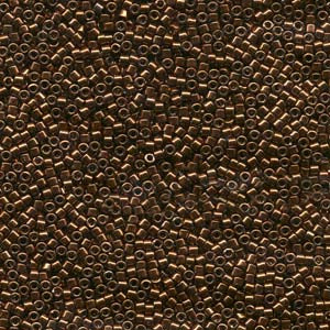 11/0 – Miyuki Delica - 5g Bag – Nickel Plated Dyed Copper – DB0461
