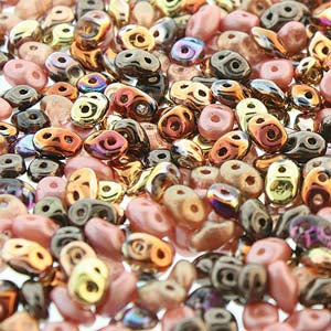 SuperDuo 2.5x5mm 22g Tube – Copper Canyon Mix