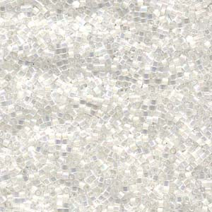 11/0 – Miyuki Delica - 5g Bag – Crystal AB Silk Satin – DB0670