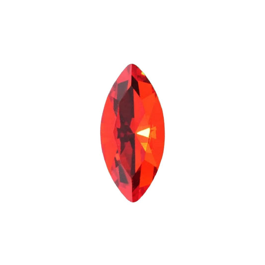 15x7mm Aurora Crystal Navette Stones - Pack of 6 - Hyacinth