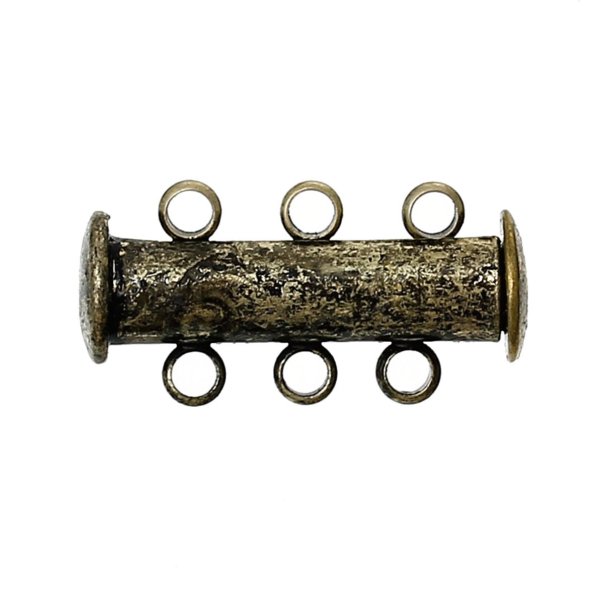 Antique Brass Three Strand Magnetic Clasp