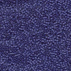 11/0 – Miyuki Delica - 5g Bag – Matte Metallic Dark Grey Blue – DB0377