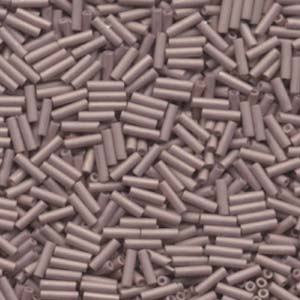 6mm Miyuki Bugle Beads 10g - Matte Antique Rose Gold - 34