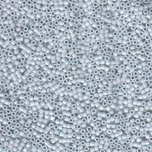 11/0 – Miyuki Delica - 5g Bag – Opaque Light Grey Luster – DB0209