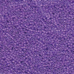11/0 – Miyuki Delica - 5g Bag – Dyed Opaque Red Violet – DB1379