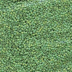 11/0 – Miyuki Delica - 5g Bag  – Matte Opaque Avocado AB – DB1594