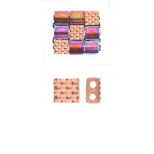 Parasporos - Tila Bead Substitute - Rose Gold Plated - Pack of 10