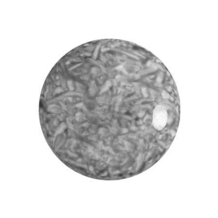 Czech Glass Cabochon 18mm – Milky Grey