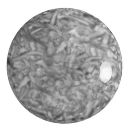 Czech Glass Cabochon 25mm – Milky Grey