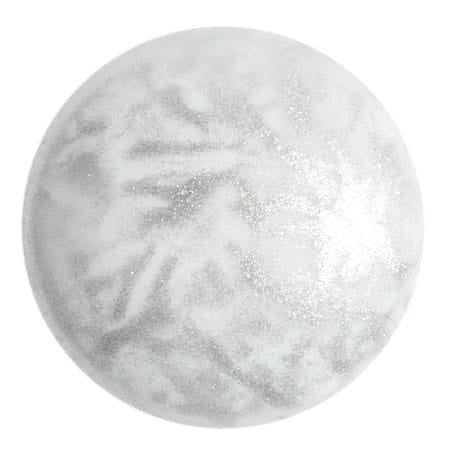 Czech Glass Cabochon 25mm – Milky White