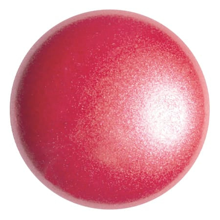 Czech Glass Cabochon 25mm – Coral Pearl