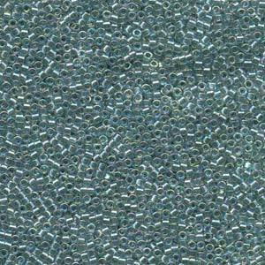 11/0 – Miyuki Delica  - 5g Bag –  Lined Light Seafoam AB – DB0084