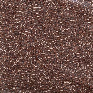11/0 – Miyuki Delica - 5g Bag – Copper Lined Crystal – DB0037