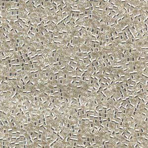 11/0 – Miyuki Delica – Silver Lined Crystal – DB041 - 50g Wholesale Bag