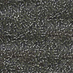 15/0 - Miyuki Delica - 5g Bag - Silver Lined Gray - DBS0048