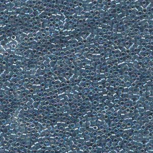 11/0 – Miyuki Delica - 5g Bag – Lined Light Blue AB – DB0058
