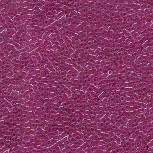 11/0 – Miyuki Delica - 5g Bag – Lined Fuchsia AB – DB0074