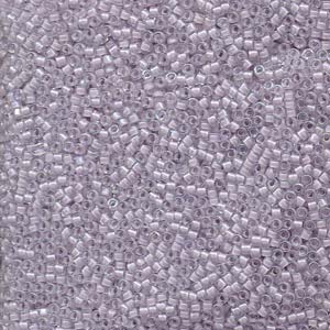 11/0 – Miyuki Delica - 5g Bag – Lined Pale Lavender AB – DB0080