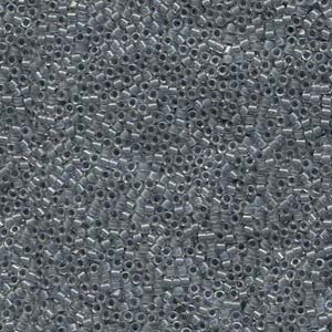 11/0 – Miyuki Delica - 5g Bag – Lined Dark Grey AB – DB0081