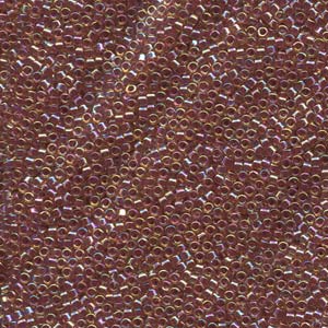 11/0 – Miyuki Delica - 5g Bag – Berry Lined Topaz AB – DB0088
