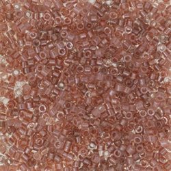 11/0 – Miyuki Delica  – 5g Bag - Sparkling Lined Vintage Rose Mix – DB0988
