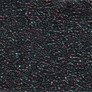 11/0 – Miyuki Delica - 5g Bag – Metallic Midnight Blue Gold Iris – DB1003