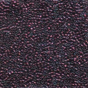 11/0 – Miyuki Delica - 5g Bag - Metallic Red Purple Gold Iris – DB1004