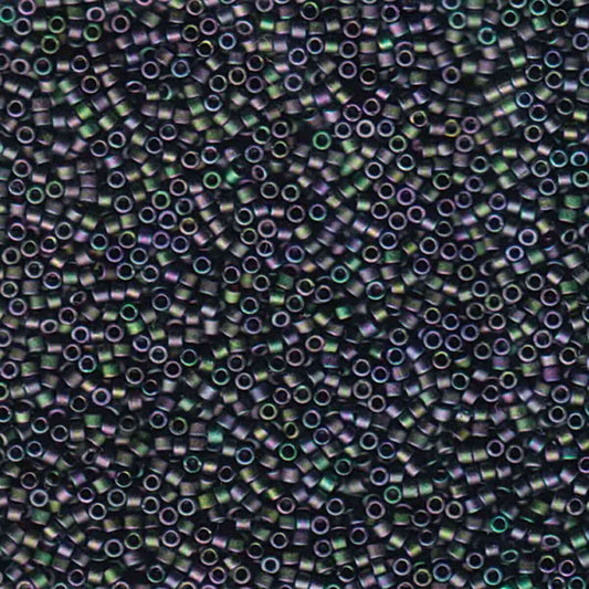 11/0 – Miyuki Delica - 5g Bag - Metallic Purple Green Gold Iris – DB1053