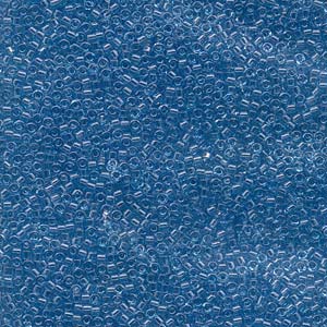11/0 – Miyuki Delica - 5g Bag – Transparent Blue Luster – DB0113