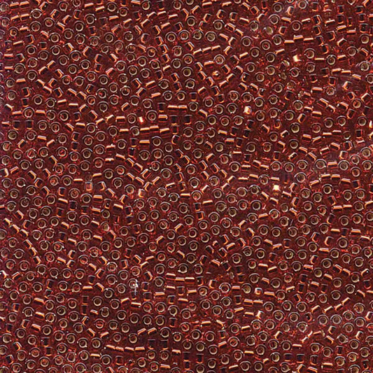 11/0 Miyuki Seed Beads 25g Bag – Silver Lined Dark Ruby - Colour 11D