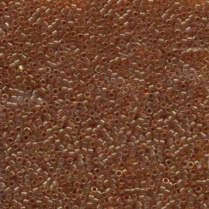 11/0 – Miyuki Delica - 5g Bag – Apricot Topaz Gold Luster – DB0121