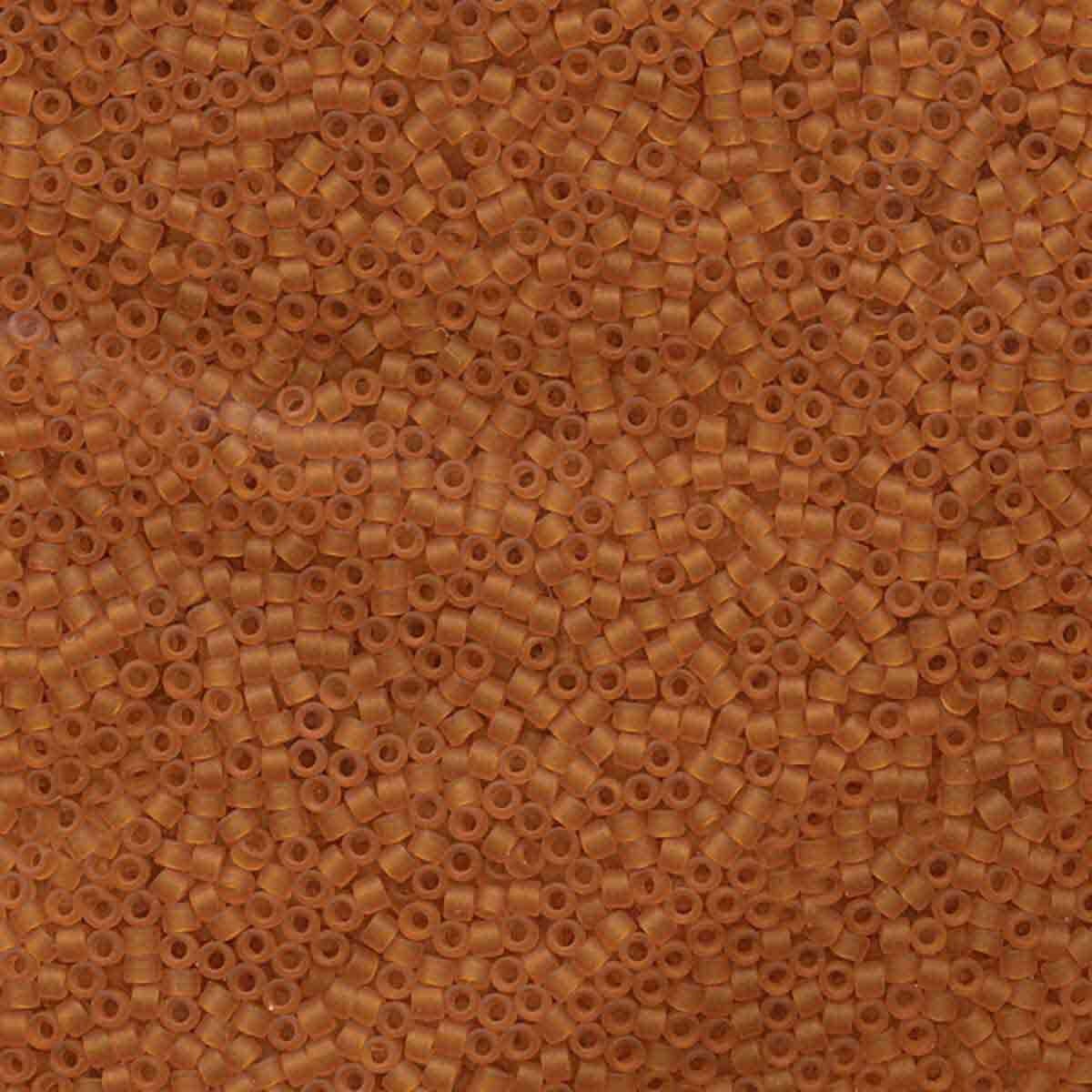 11/0 – Miyuki Delica - 5g Bag - Matte Transparent Marigold – DB1261