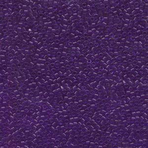 11/0 – Miyuki Delica - 5g Bag  – Dyed Transparent Violet – DB1315