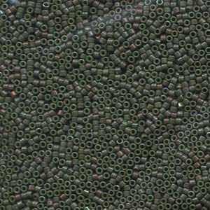 11/0 – Miyuki Delica - 5g Bag – Opaque Dark Olive Luster – DB0131