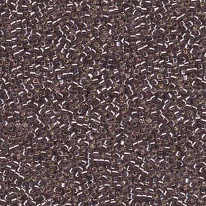 11/0 – Miyuki Delica - 5g Bag – Silver Lined Smoky Amethyst – DB0146
