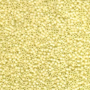 11/0 – Miyuki Delica - 5g Bag – Opaque Pale Yellow – DB1491