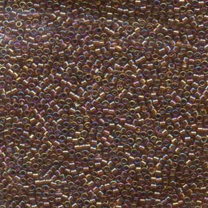 11/0 – Miyuki Delica - 5g Bag – Transparent Amber AB – DB0170
