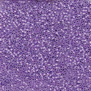 11/0 – Miyuki Delica - 5g Bag – Sparkle Purple Lined Opal AB – DB1753