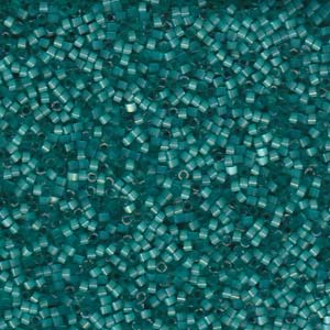 11/0 – Miyuki Delica - 5g Bag – Dyed Aqua Green Silk Satin – DB1813