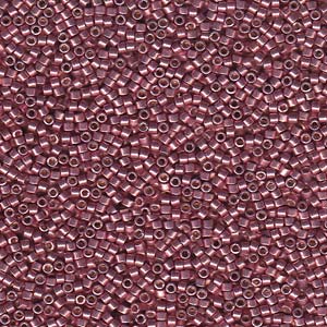 11/0 – Miyuki Delica - 5g Bag – Duracoat Galvanised Dark Coral – DB1839