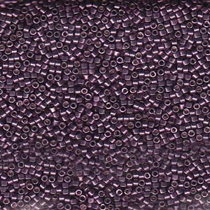 11/0 – Miyuki Delica - 5g Bag – Duracoat Galvanised Eggplant – DB1850