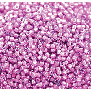 11/0 – Miyuki Delica - 5g Bag  – Luminous Hot Pink – DB2049
