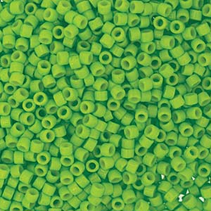 11/0 – Miyuki Delica Duracoat - 5g Bag - Opaque Kiwi – DB2121