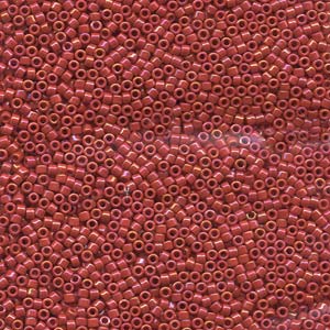 11/0 – Miyuki Delica - 5g Bag – Duracoat Opaque Red Luster – DB0214