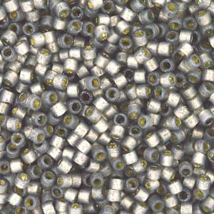 11/0 – Miyuki Delica - 5g Bag – Duracoat Silver Lined S/F Acacia – DB2185
