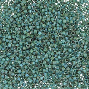 11/0 – Miyuki Delica Duracoat - 5g Bag – Picasso Seafoam Green Matte – DB2264