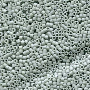 11/0 – Miyuki Delica - 5g Bag – Glazed Opaque Glaze Cadet Grey – DB2281
