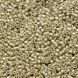 11/0 – Miyuki Delica - 5g Bag – Frost Opaque Glazed Rainbow Ivory – DB2301